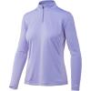 imageHUK Womens Icon 14 Zip Long Sleeve Fishing Shirt with Sun ProtectionLavender