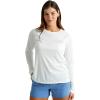 imageHUK Womens Pursuit Patterned Crew Long Sleeve Performance ShirtGraphic  White