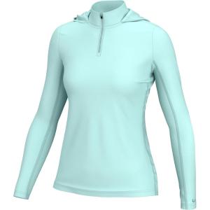 imageHUK Icon X Hoodie Fishing Shirt with Sun Protection for WomenEggshell Blue