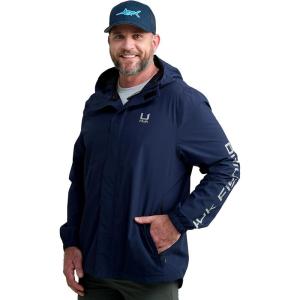 imageHUK Mens Storm Jacket Heavy Duty Fishing Rain CoatNaval Academy