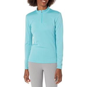 imageHUK Womens Icon 14 Zip Long Sleeve Fishing Shirt with Sun ProtectionPorcelain Blue