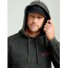 imageHUK Mens Cotton Fleece Graphic Hoodie Performance Fishing SweatshirtGraphic  Black