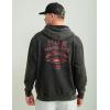 imageHUK Mens Cotton Fleece Graphic Hoodie Performance Fishing SweatshirtGraphic  Black