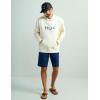 imageHUK Mens Cotton Fleece Graphic Hoodie Performance Fishing SweatshirtHukd Up  Egret