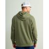 imageHUK Mens Cotton Fleece Graphic Hoodie Performance Fishing SweatshirtHukd Up  Moss
