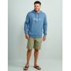 imageHUK Mens Cotton Fleece Graphic Hoodie Performance Fishing SweatshirtHukd Up  Quiet Harbor