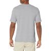 imageHUK Mens Performance Fishing Logo TeeShort Sleeve  QuickDryOvercast Grey Heather