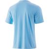 imageHUK Mens Performance Fishing Logo TeeShort Sleeve  QuickDrySea Heather