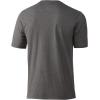 imageHUK Mens Performance Fishing Logo TeeShort Sleeve  QuickDryVolcanic Ash Heather
