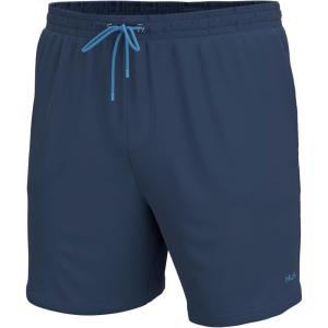 imageHUK Mens 55quot Pursuit Volley QuickDry Fishing Swim ShortsSargasso Sea