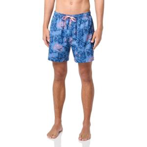 imageHUK Mens Kc Scott Patterned Volley Shorts Performance Fishing BoardshortsDesert Rose  Quiet Harbor