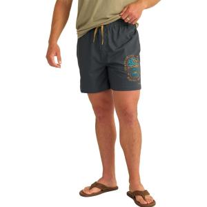 imageHUK Mens Pursuit Volley Pattern QuickDry ShortsVolcanish Ash