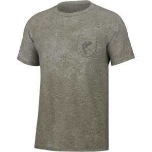 imageHUK Short Sleeve Mineral Wash Pocket Tee Fishing TShirt for MenMoss
