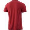imageHUK Mens Performance Fishing Logo TeeShort Sleeve  QuickDryBlood Red Heather