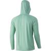 imageHUK Mens Pursuit Hoodie  Performance LongSleeve Shirt 30 UPFDusty Jade
