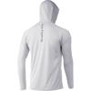 imageHUK Mens Pursuit Hoodie  Performance LongSleeve Shirt 30 UPFOyster