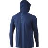 imageHUK Mens Pursuit Hoodie  Performance LongSleeve Shirt 30 UPFSargasso