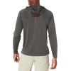 imageHUK Mens Pursuit Hoodie  Performance LongSleeve Shirt 30 UPFVolcanic Ash