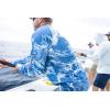 imageHUK Mens Standard Pursuit Pattern Crew Sleeve Performance Shirt Mossy OakStormwater Spindrift