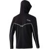 imageHUK Mens Icon X Hoodie  Fishing Shirt with 50 UPF Sun ProtectionBlack