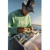 imageHUK Mens Icon X Hoodie  Fishing Shirt with 50 UPF Sun ProtectionLichen