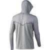 imageHUK Mens Icon X Hoodie  Fishing Shirt with 50 UPF Sun ProtectionOvercast Grey