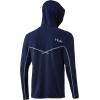imageHUK Mens Icon X Hoodie  Fishing Shirt with 50 UPF Sun ProtectionSargasso Sea