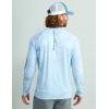 imageHUK Mens Standard Pursuit Pattern Crew Sleeve Performance Shirt Mossy OakCalmwater Arctic