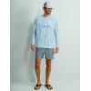 imageHUK Mens Standard Pursuit Pattern Crew Sleeve Performance Shirt Mossy OakStormwater Bonefish