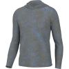 imageHUK Men Waypoint Pattern Hoodie Performance Fishing ShirtSpot Tail  Set Sail