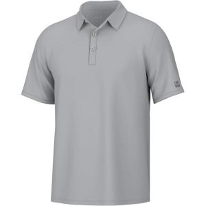 imageHUK Mens Pursuit Performance Short Sleeve Polo ShirtHarbor Mist