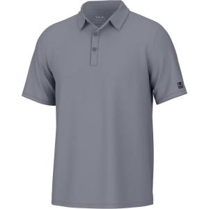 imageHUK Mens Pursuit Performance Short Sleeve Polo ShirtNight Owl