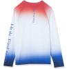 imageHUK Kids Printed Long Sleeve Shirt Sun ProtectionFlare Fade  Americana