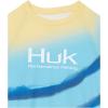 imageHUK Kids Printed Long Sleeve Shirt Sun ProtectionFlare Fade  Blue Radiance