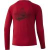 imageHUK Kids Printed Long Sleeve Shirt Sun ProtectionKc Big Bull  Blood Red