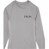 imageHUK Kids Printed Long Sleeve Shirt Sun ProtectionKc Buckets  Sharkskin