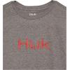 imageHUK UnisexChild Logo Tee  Kids Performance Fishing TShirtVolcanic Ash Heather