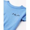imageHUK UnisexChild Tee  Kids Performance Fishing TShirtDusk Blue Heather