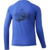 imageHUK Mens Printed Long Sleeve Kids Shirt Sun ProtectionKc Big Bull  Deep Cobalt