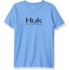 imageHUK UnisexChild Tee  Kids Performance Fishing TShirtPerformance Fishing  Dusk Blue