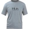 imageHUK UnisexChild Tee  Kids Performance Fishing TShirtTrue Gray Heather