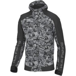 imageHUK Mens Tournament Wind ampamp Waterproof Fishing Rain JacketVolcanic Ash