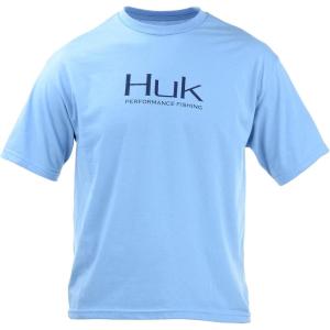 imageHUK UnisexChild Tee  Kids Performance Fishing TShirtCarolina Blue