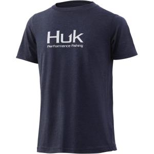imageHUK UnisexChild Tee  Kids Performance Fishing TShirtPerformance Fishing  Black