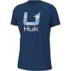 imageHUK Unisex Kids Short Sleeve Performance Tee Fishing TShirtFin Fill  Set Sail