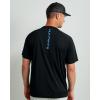 imageHUK Mens Pursuit Short Sleeve Performance Shirt  Sun ProtectionBlack