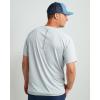 imageHUK Mens Pursuit Short Sleeve Performance Shirt  Sun ProtectionHarbor Mist