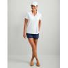 imageHUK Womens Pursuit Polo Performance Short Sleeve Polo Shirt for WomenWhite