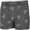 imageHUK Mens Patterned Pursuit Performance Dryfit Boxer BriefsFin Lure  Volcanic Ash