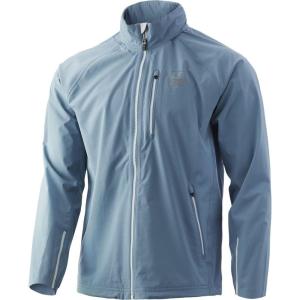 imageHUK Mens Pursuit Waterproof ampamp Wind Resistant Zip JacketSilver Blue